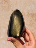Golden Sheen Obsidian Freeform | Mexico