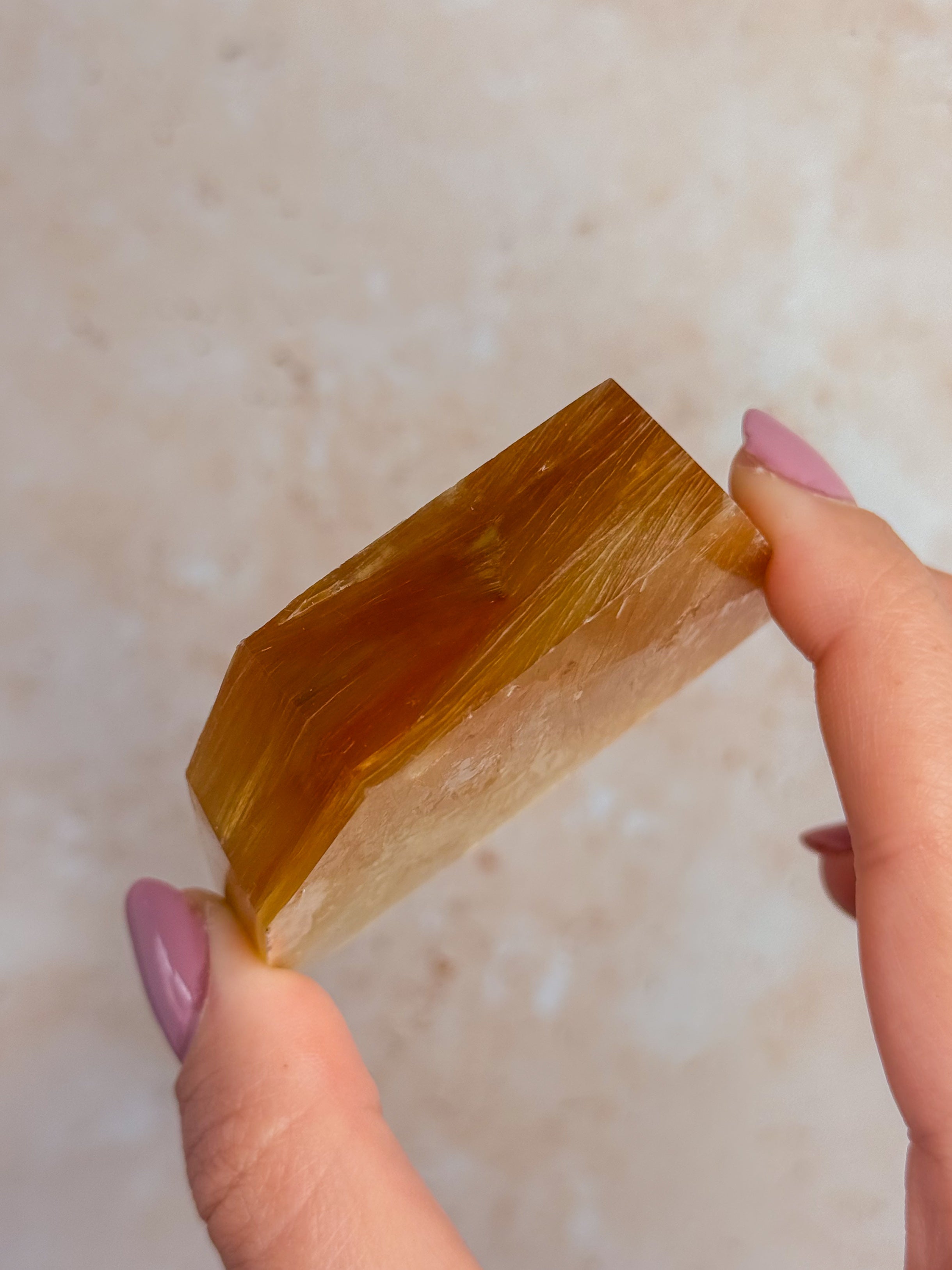 Golden Mica Faceted Freeform A | Brazil