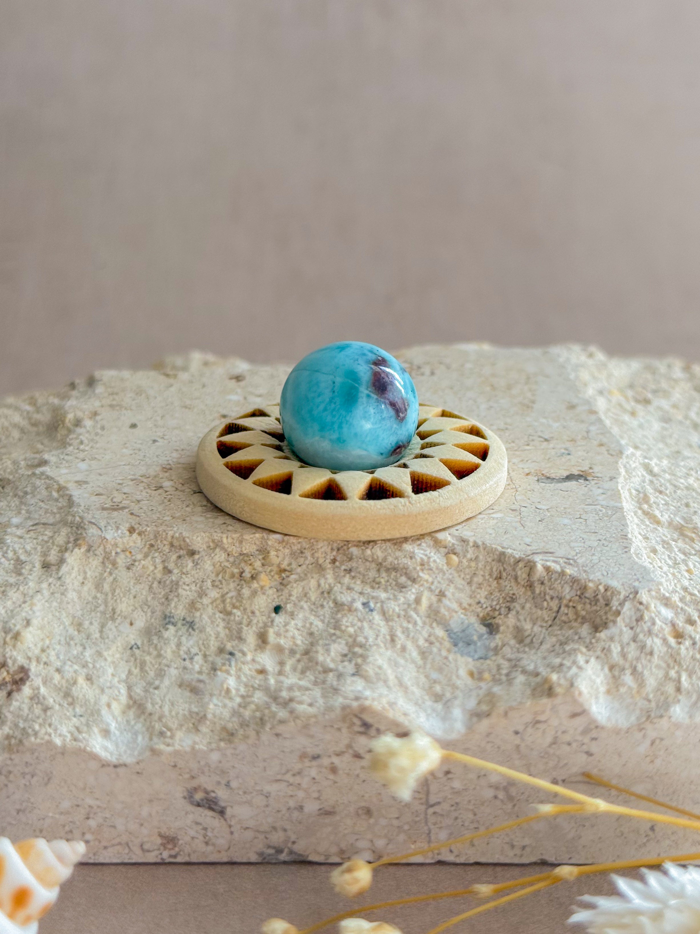 Larimar Mini Sphere B | Dominican Republic