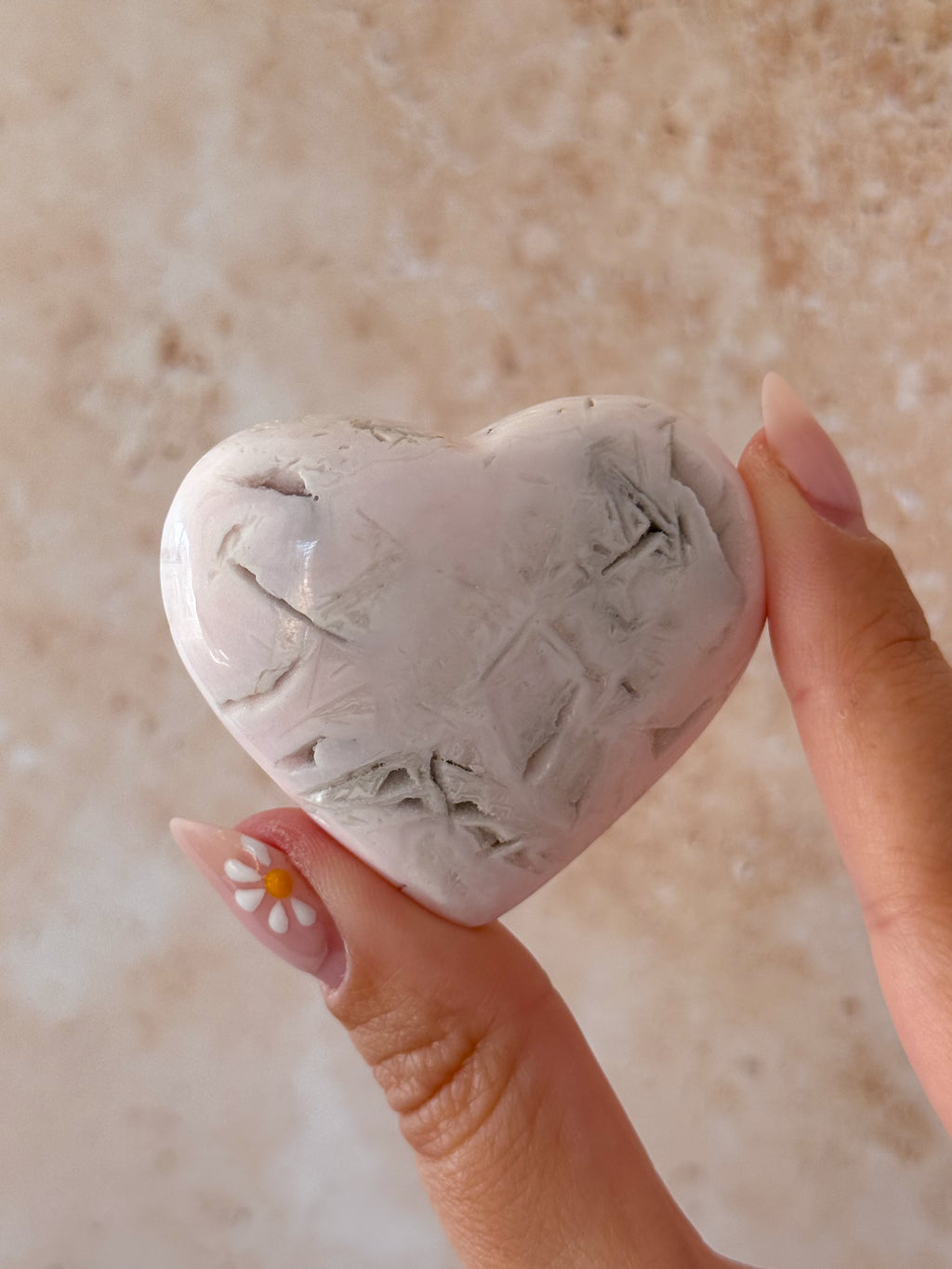 Mangano Calcite Heart | Peru