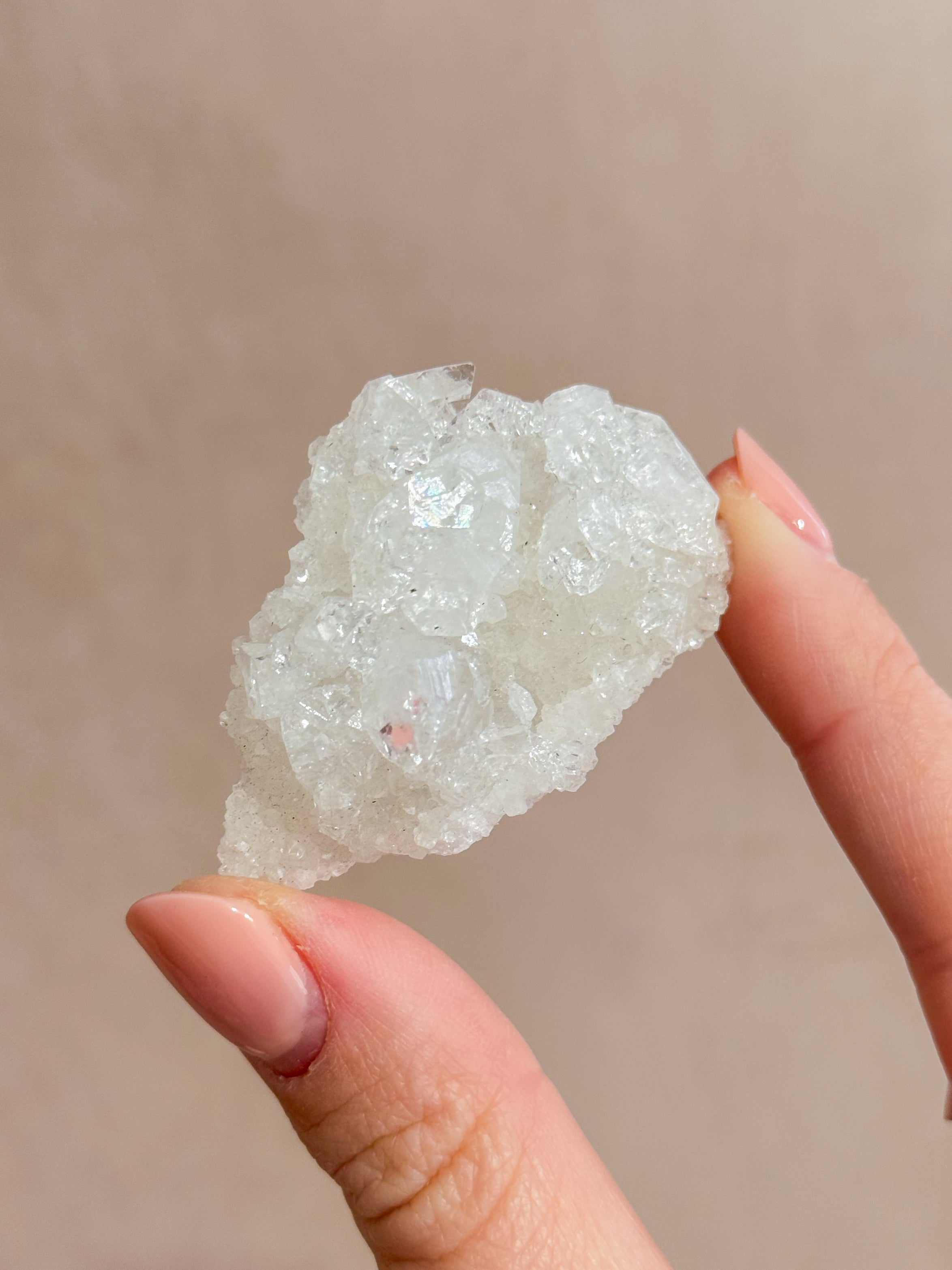 Diamond Apophyllite Cluster A | India