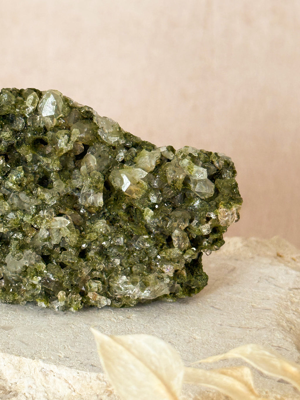 Forest Epidote in Quartz | Turkey