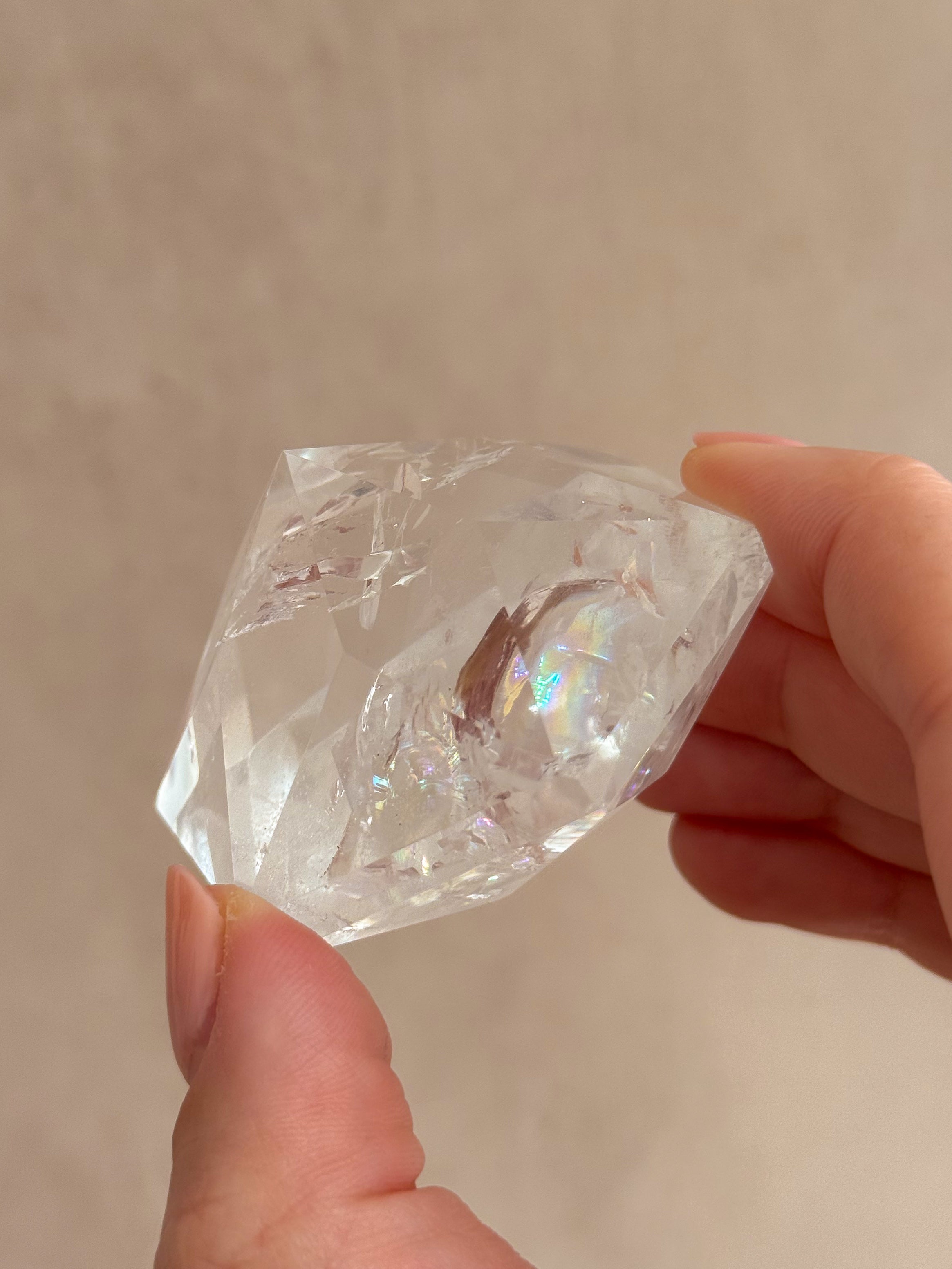 Lemurian Quartz Diamond | Brazil