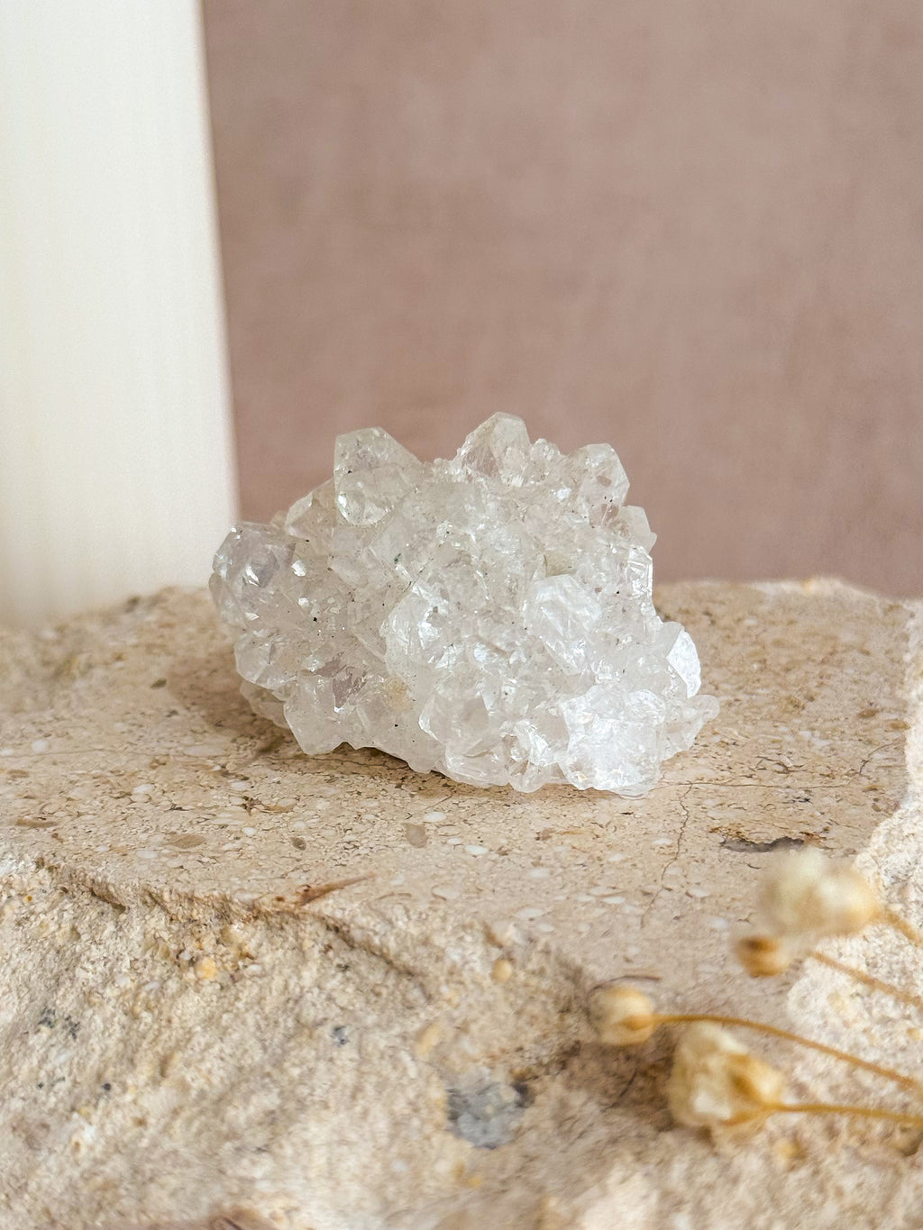 Diamond Apophyllite Cluster A | India