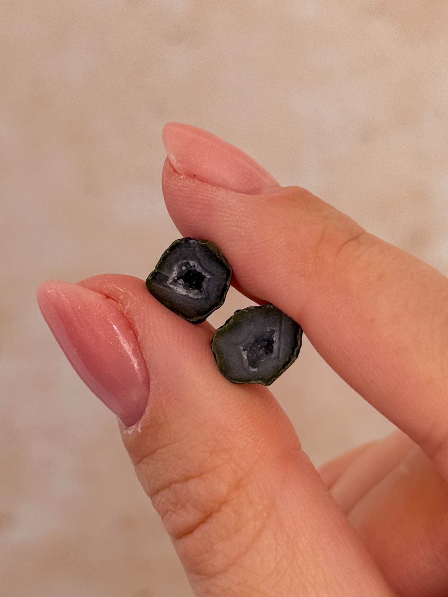 Tabasco Mini Geode Pair | Mexico