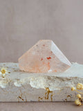 Pink Lemurian Quartz Faceted Freeform B | Brazil