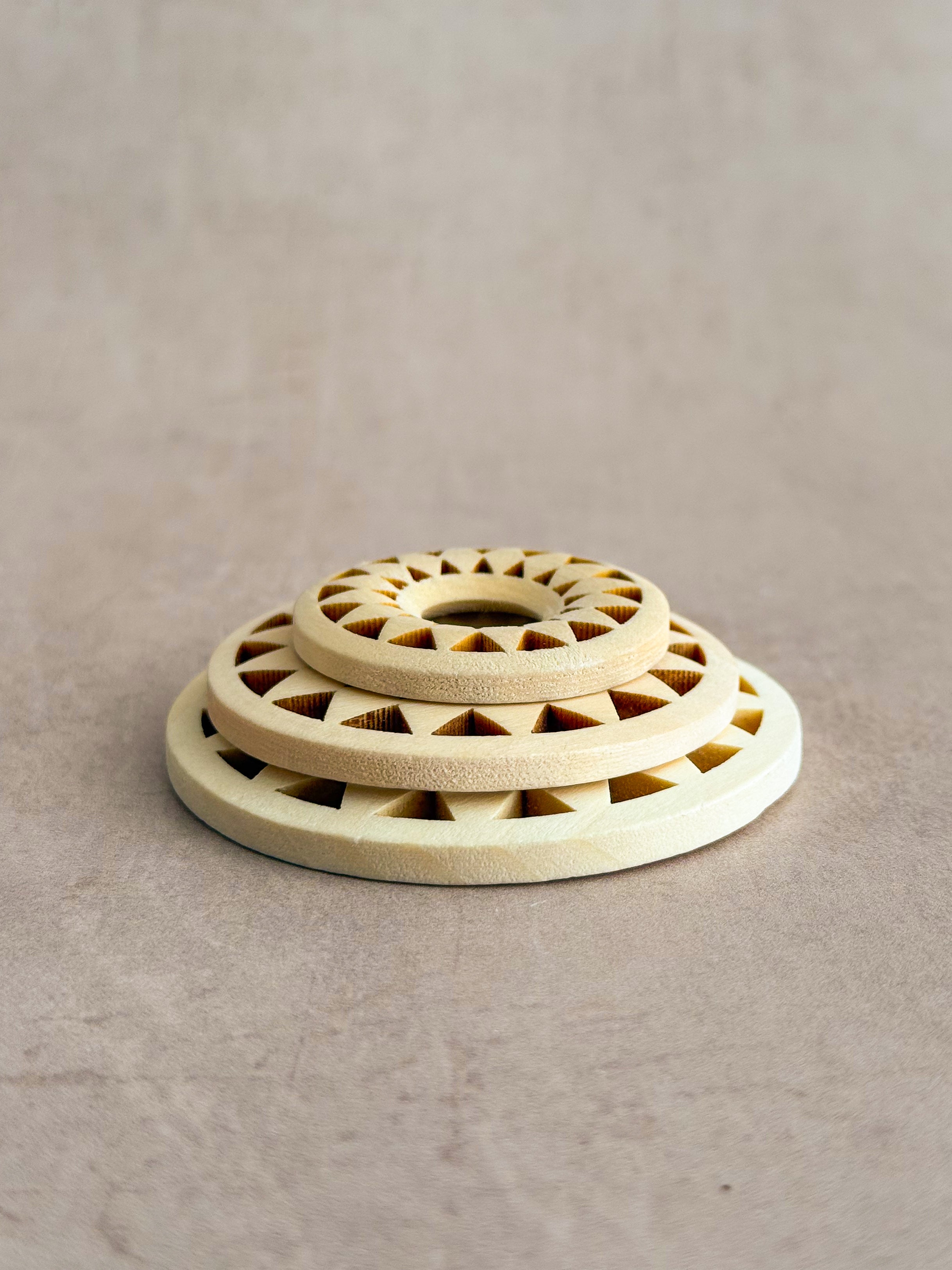 Wooden Sphere Stand