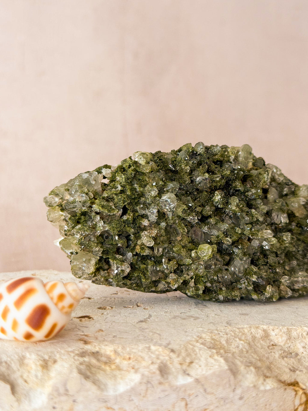 Forest Epidote in Quartz | Turkey