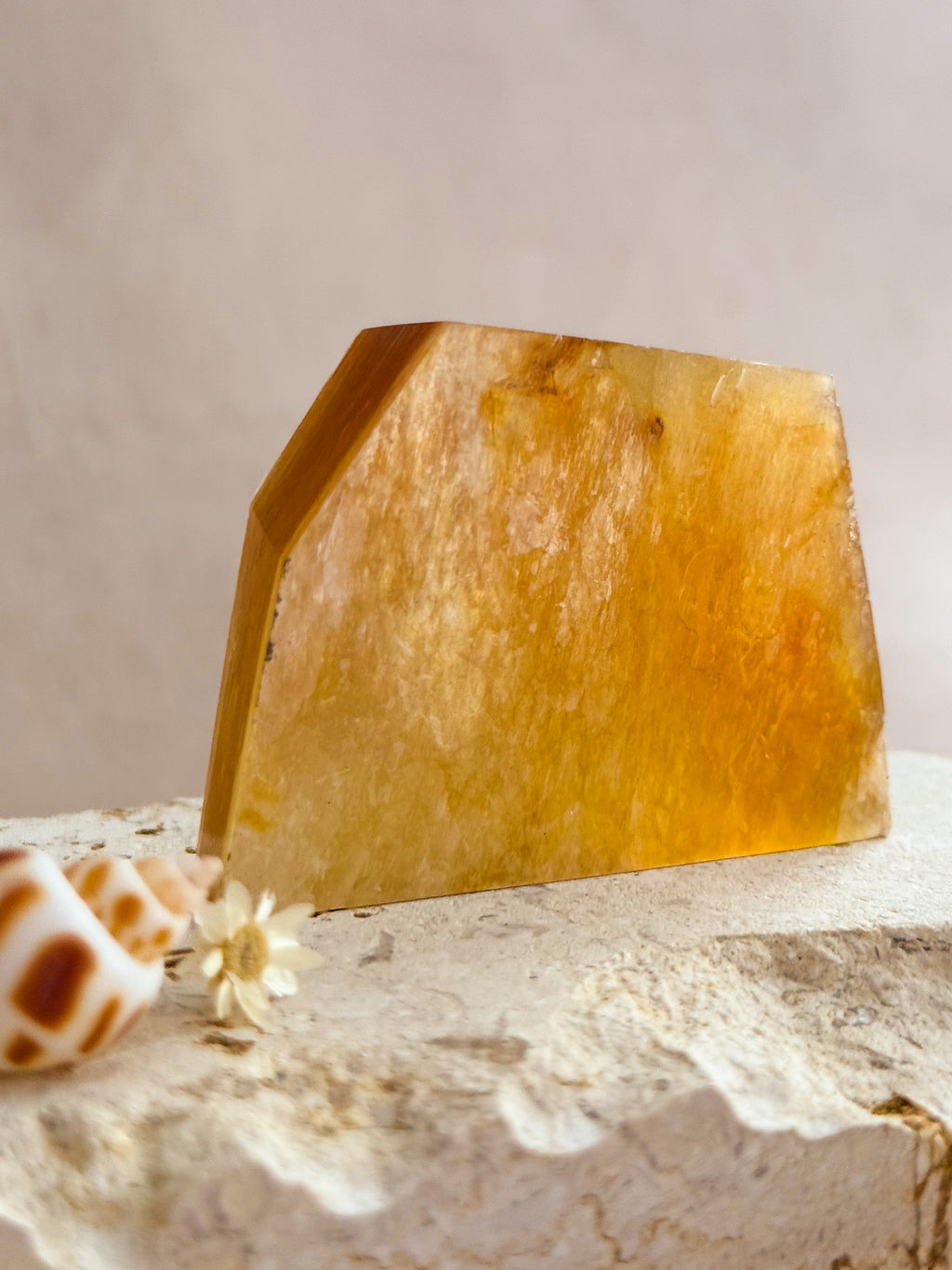 Golden Mica Faceted Freeform A | Brazil