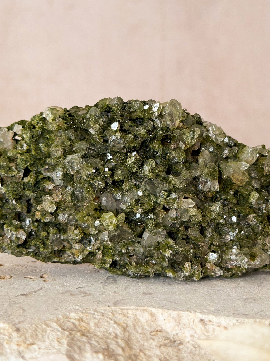 Forest Epidote in Quartz | Turkey