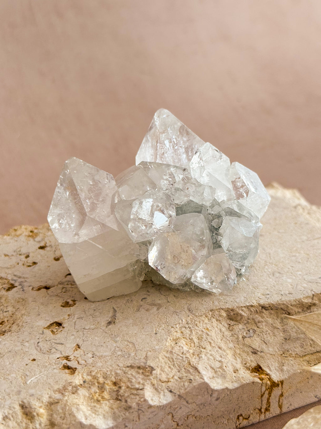 Diamond Apophyllite Cluster | India