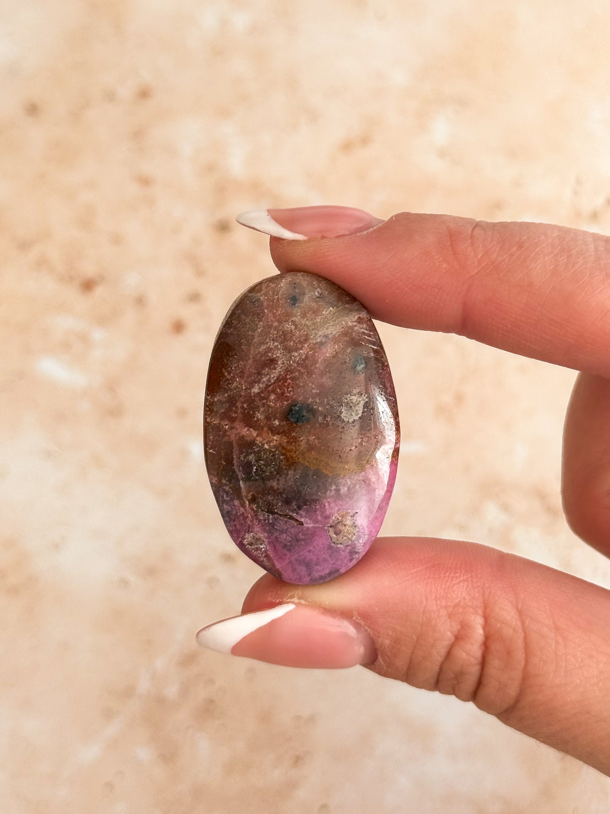 Cobaltoan Calcite Coin | Democratic Republic of the Congo