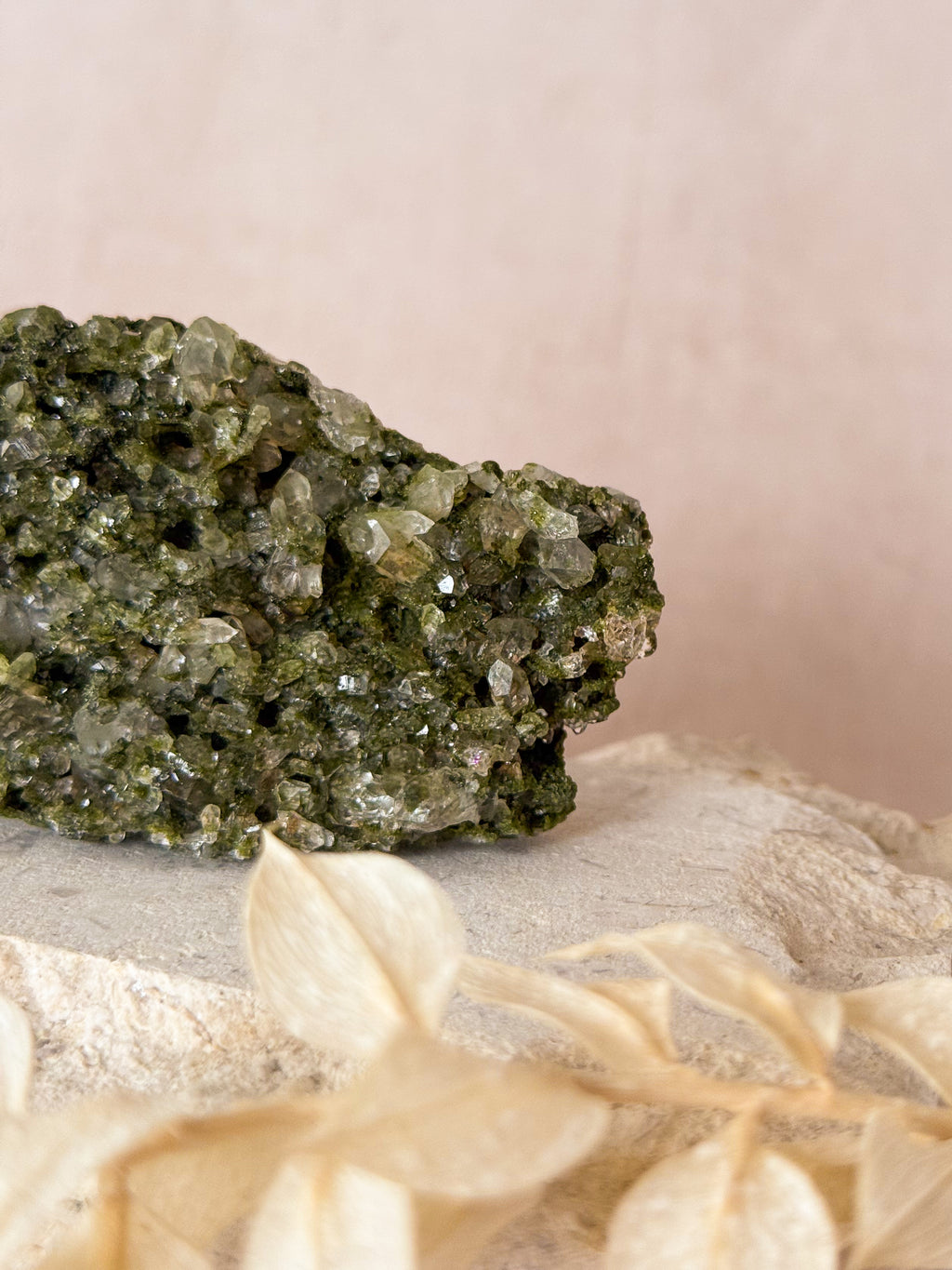 Forest Epidote in Quartz | Turkey