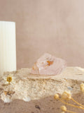 Pink Lithium Faceted Freeform With Golden Healer | Brazil
