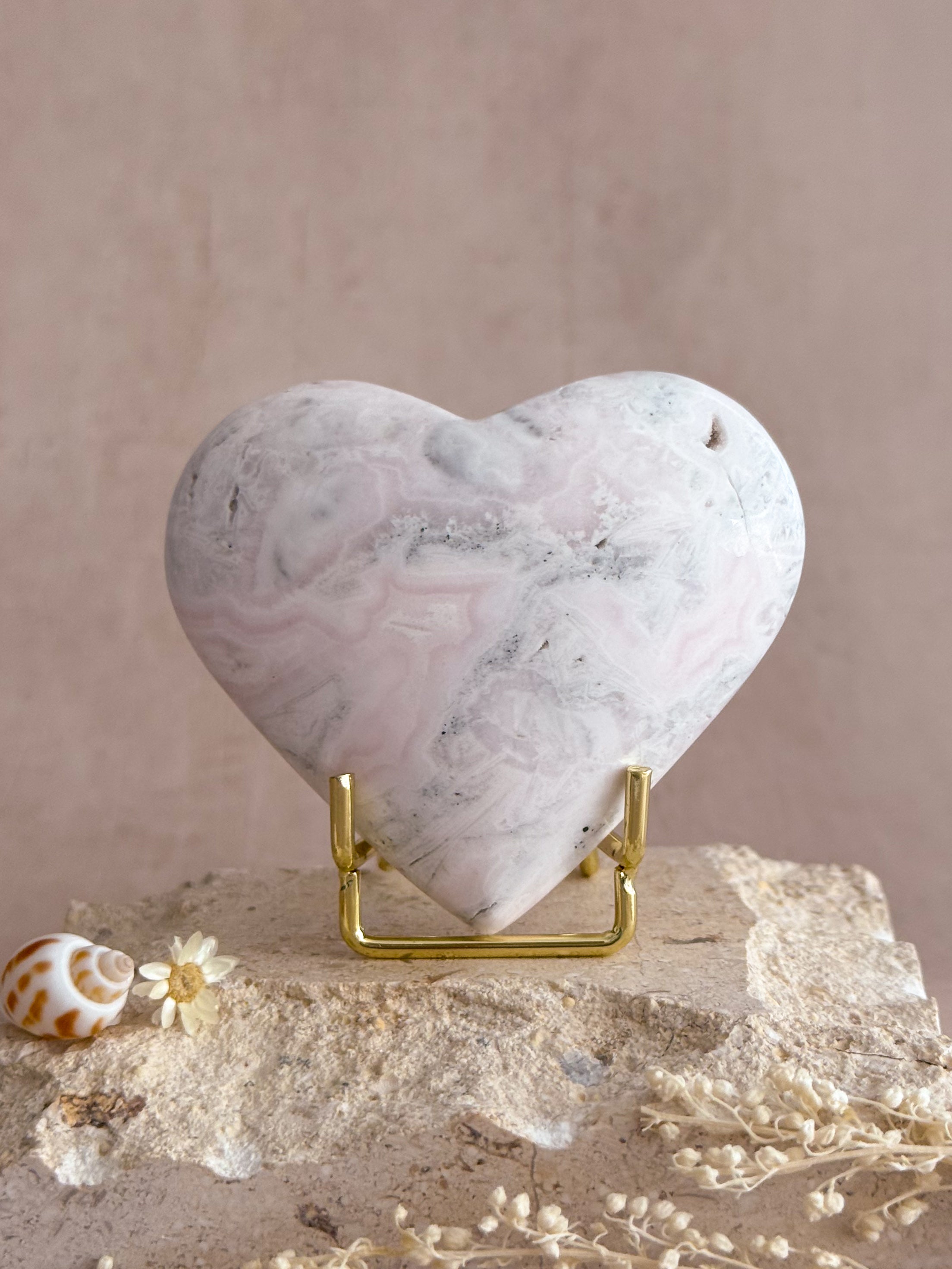 Mangano Calcite Heart | Peru