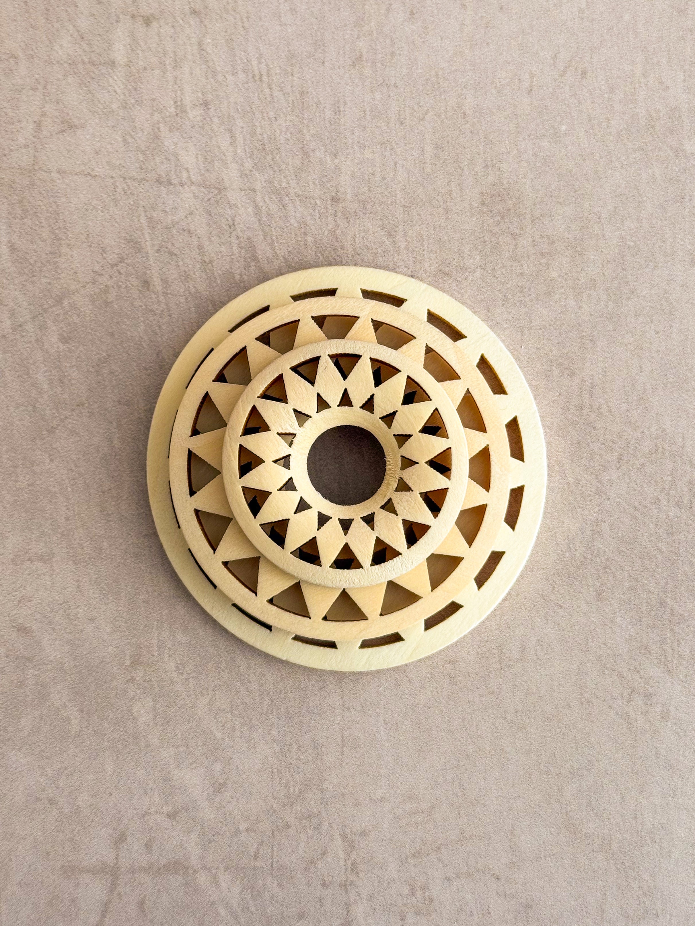 Wooden Sphere Stand