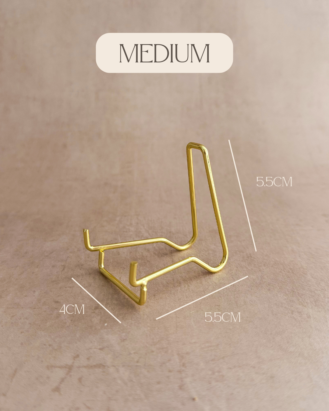 Gold Crystal Stand