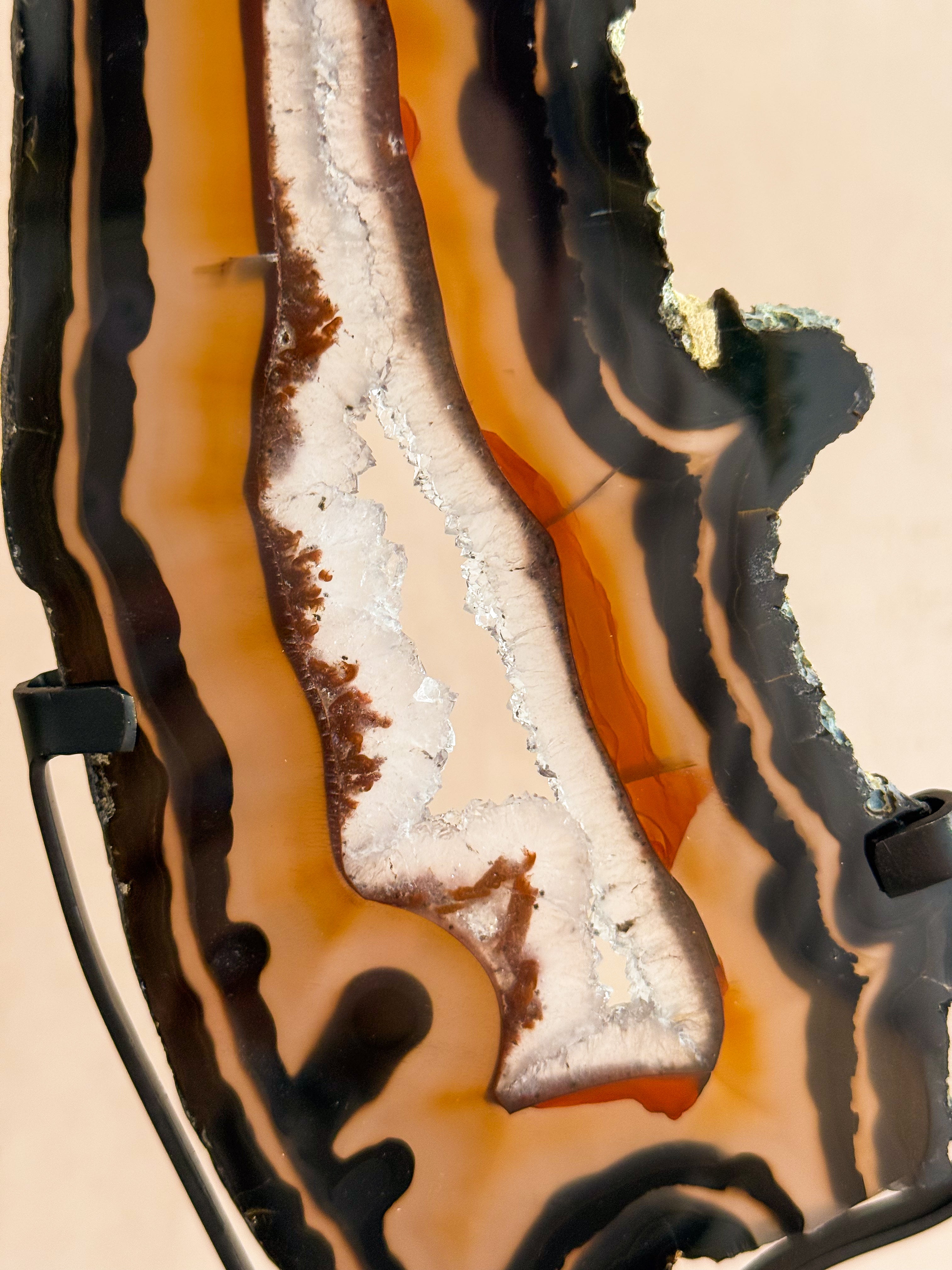 Agate Slice on Stand | Brazil