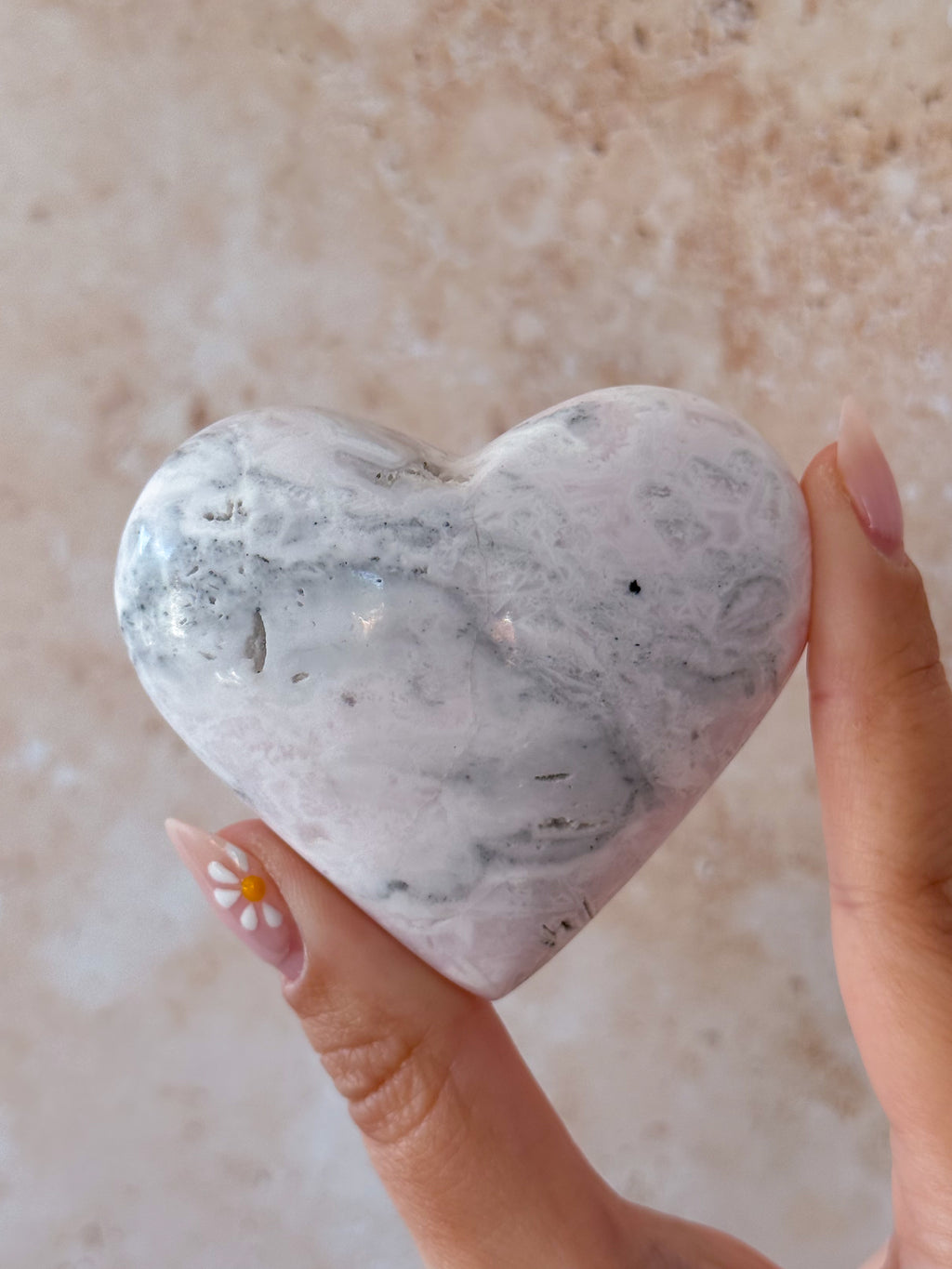 Mangano Calcite Heart | Peru