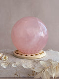 Bubblegum Star Rose Quartz Sphere | Madagascar