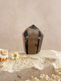 Smoky Lemurian Quartz Point With Rainbows D | Brazil