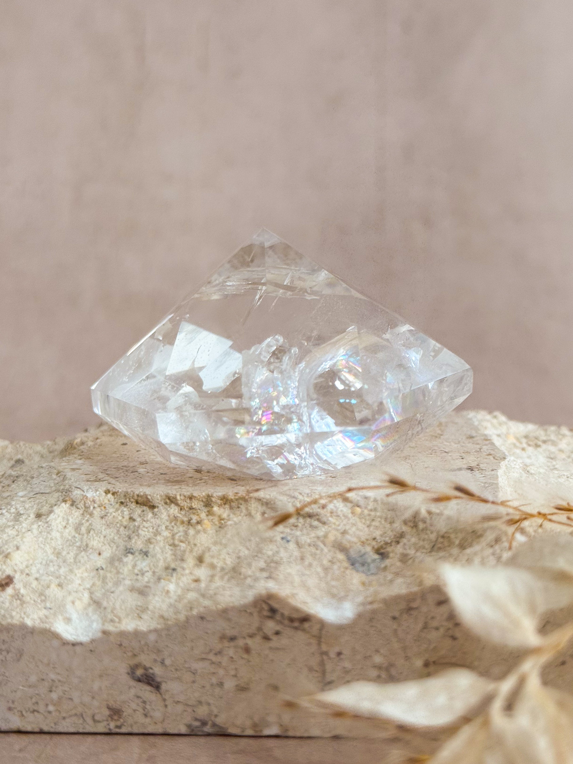 Lemurian Quartz Diamond | Brazil