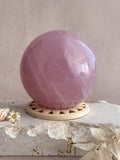 Lavendar Star Rose Quartz Sphere | Madagascar