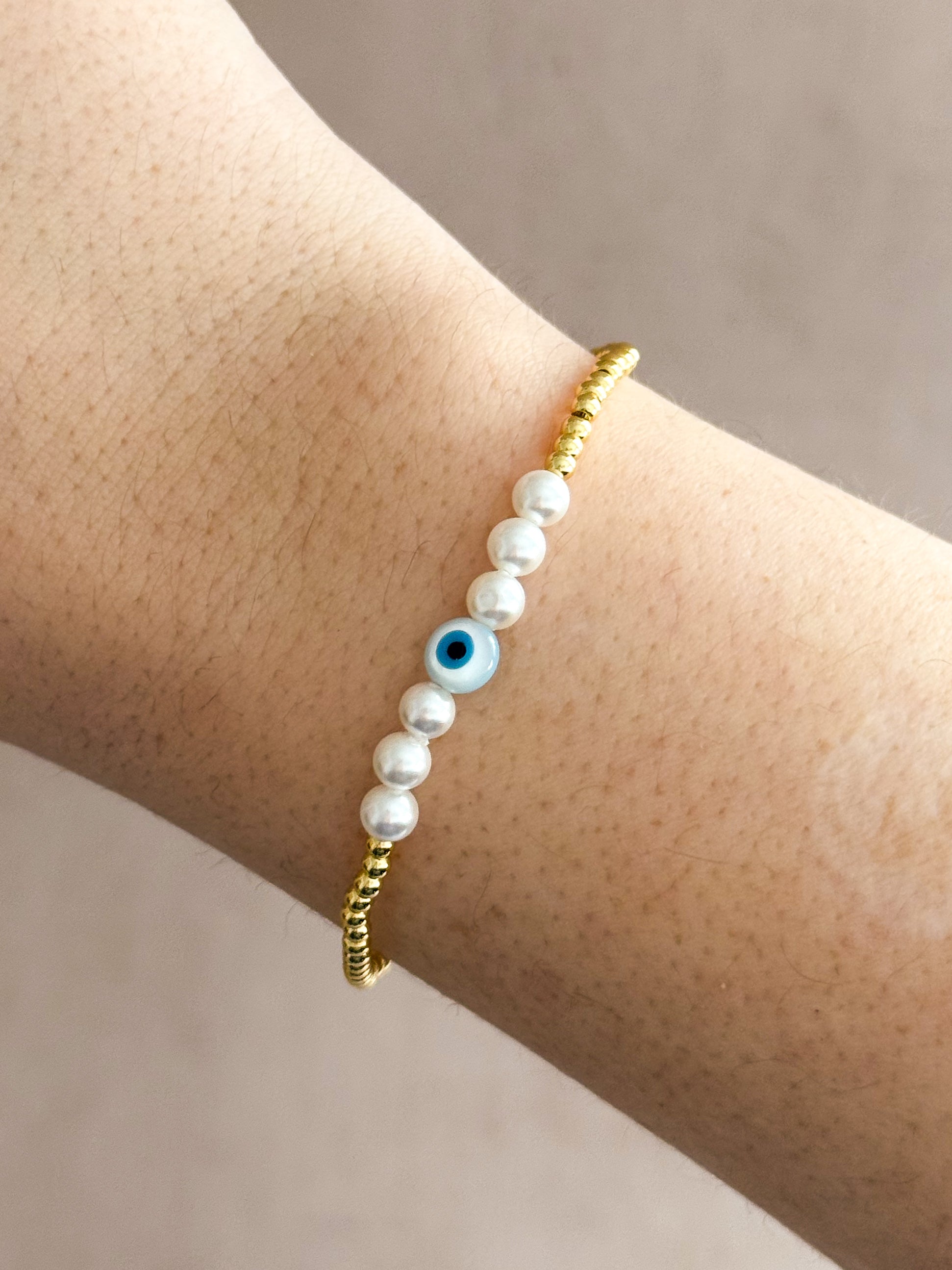 Evil Eye Beaded Bracelet