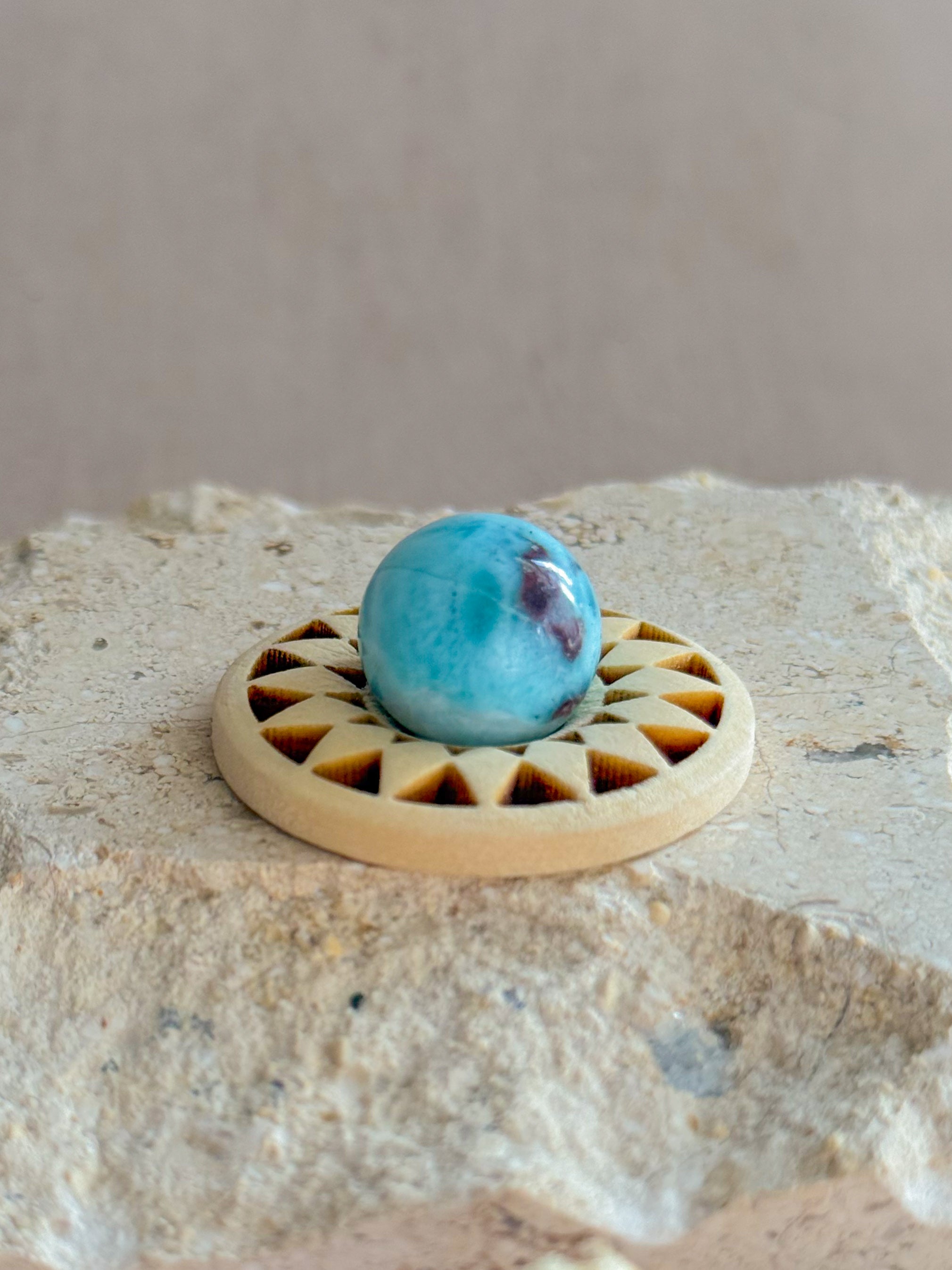 Larimar Mini Sphere B | Dominican Republic
