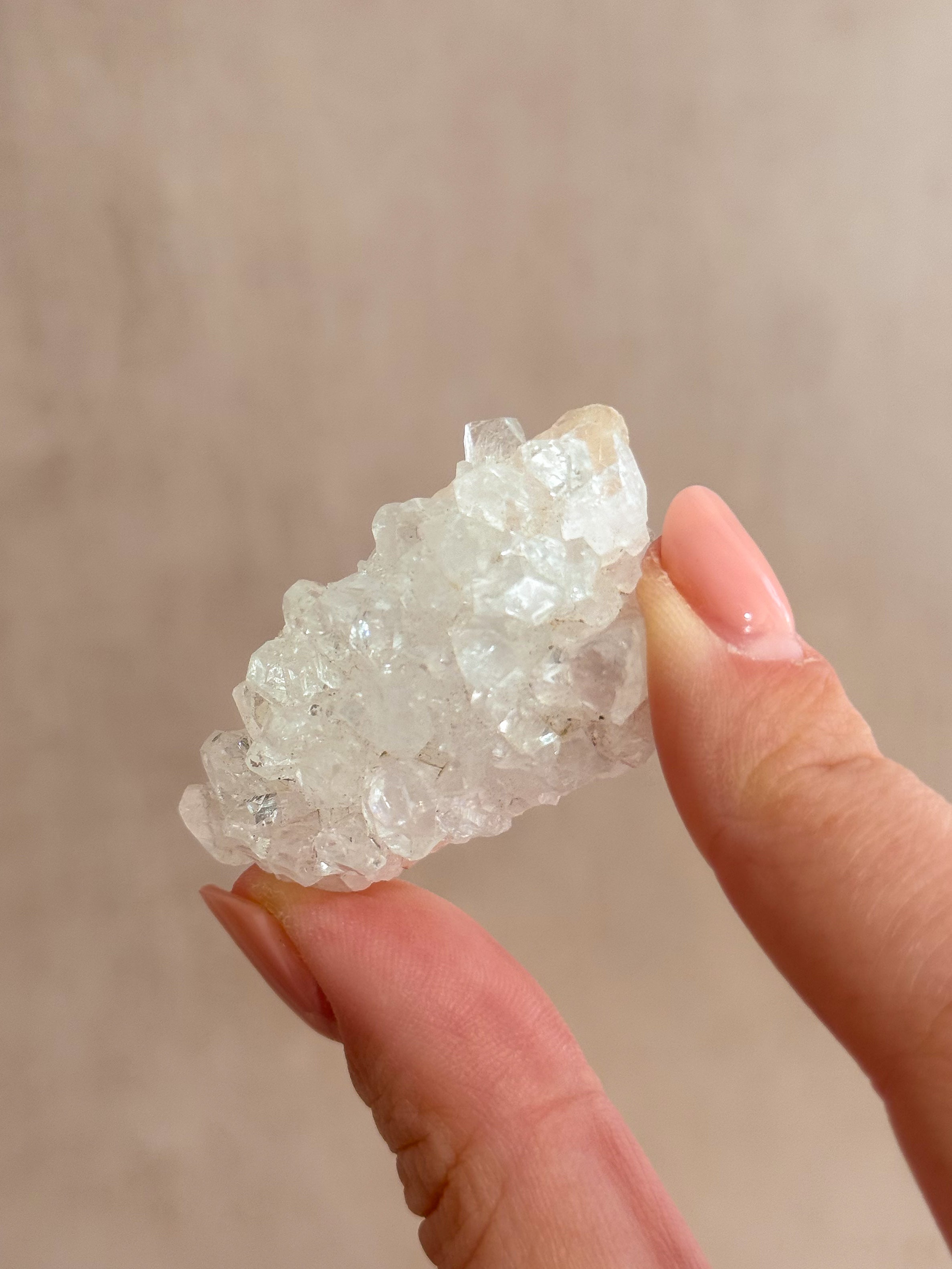 Diamond Apophyllite Cluster B | India