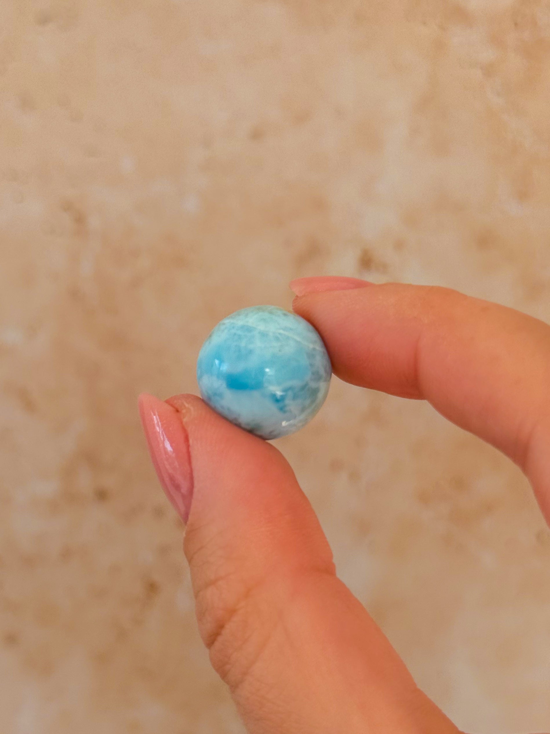 Larimar Mini Sphere A | Dominican Republic
