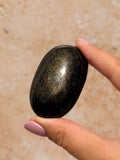 Golden Sheen Obsidian Palmstone A | Mexico