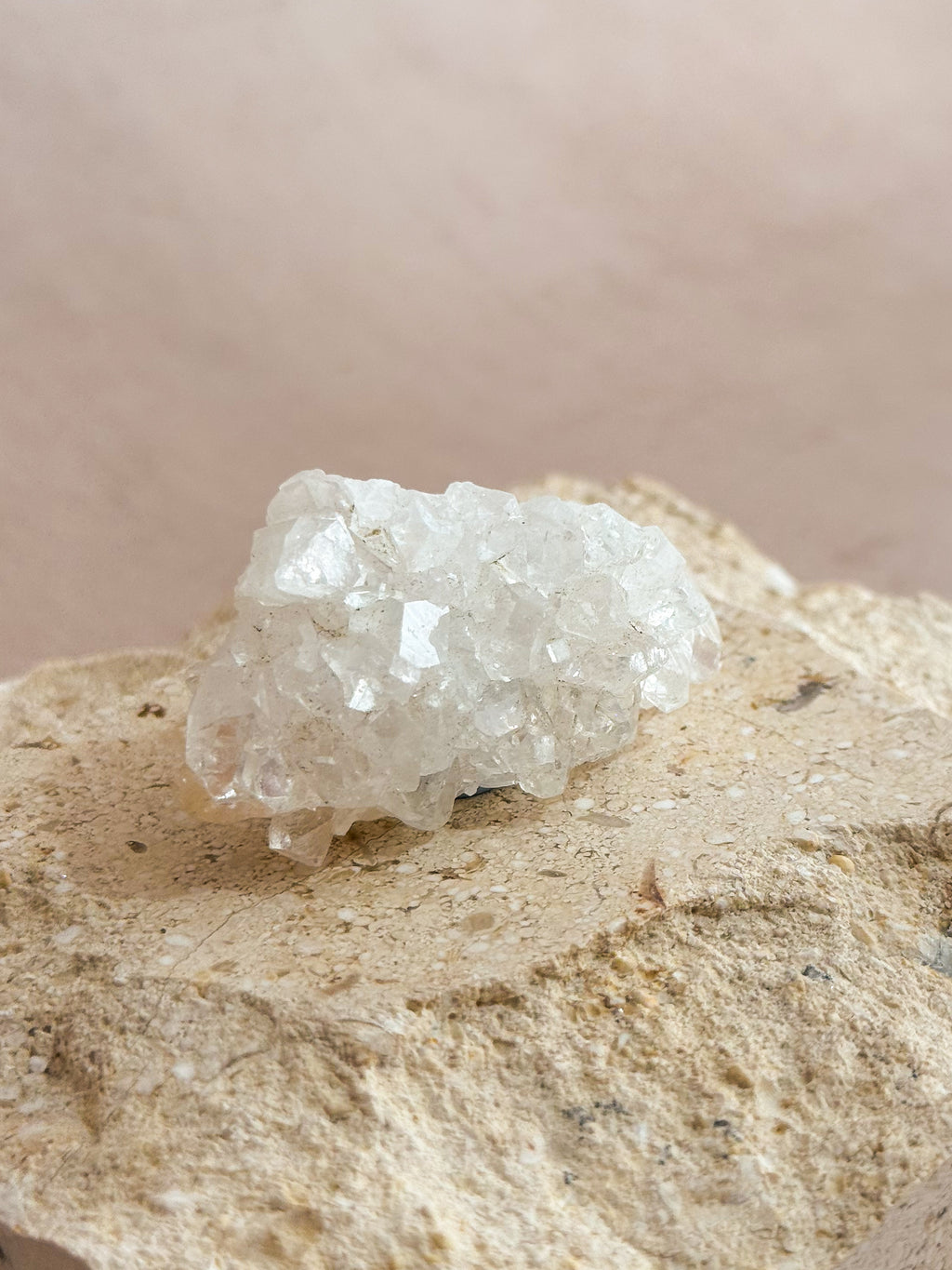 Diamond Apophyllite Cluster B | India