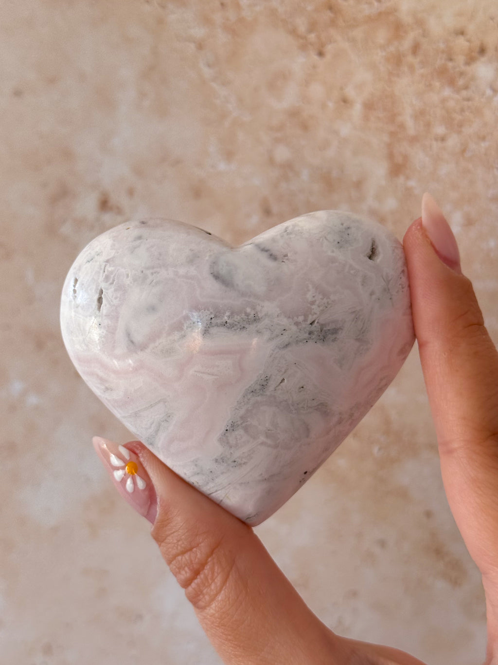 Mangano Calcite Heart | Peru