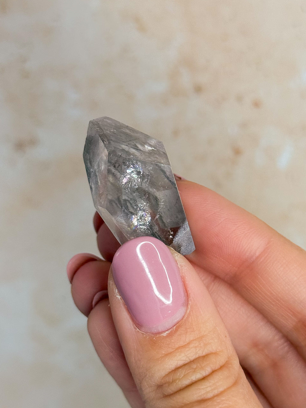 Grey Lithium Faceted Freeform | Brazil