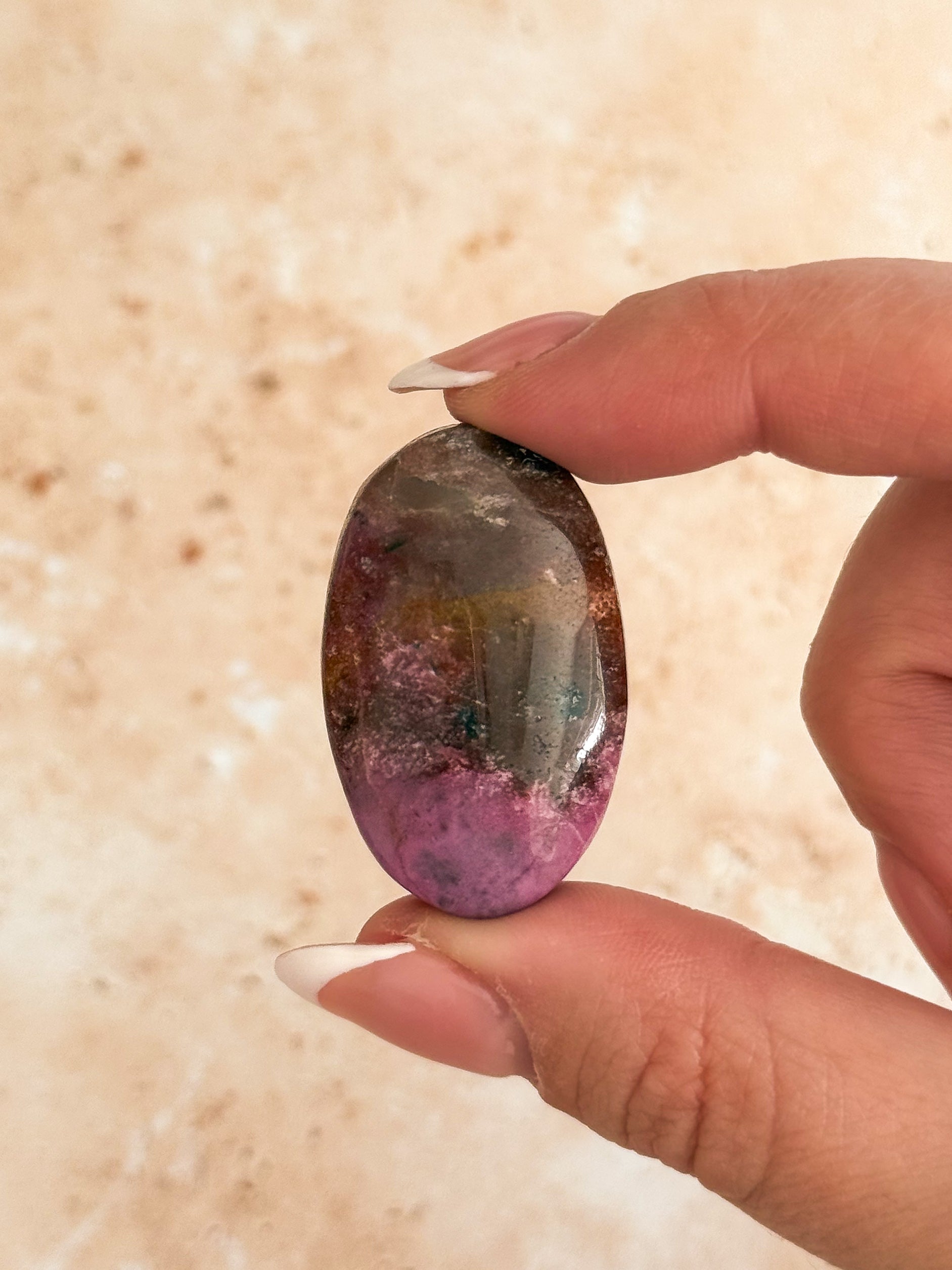 Cobaltoan Calcite Coin | Democratic Republic of the Congo