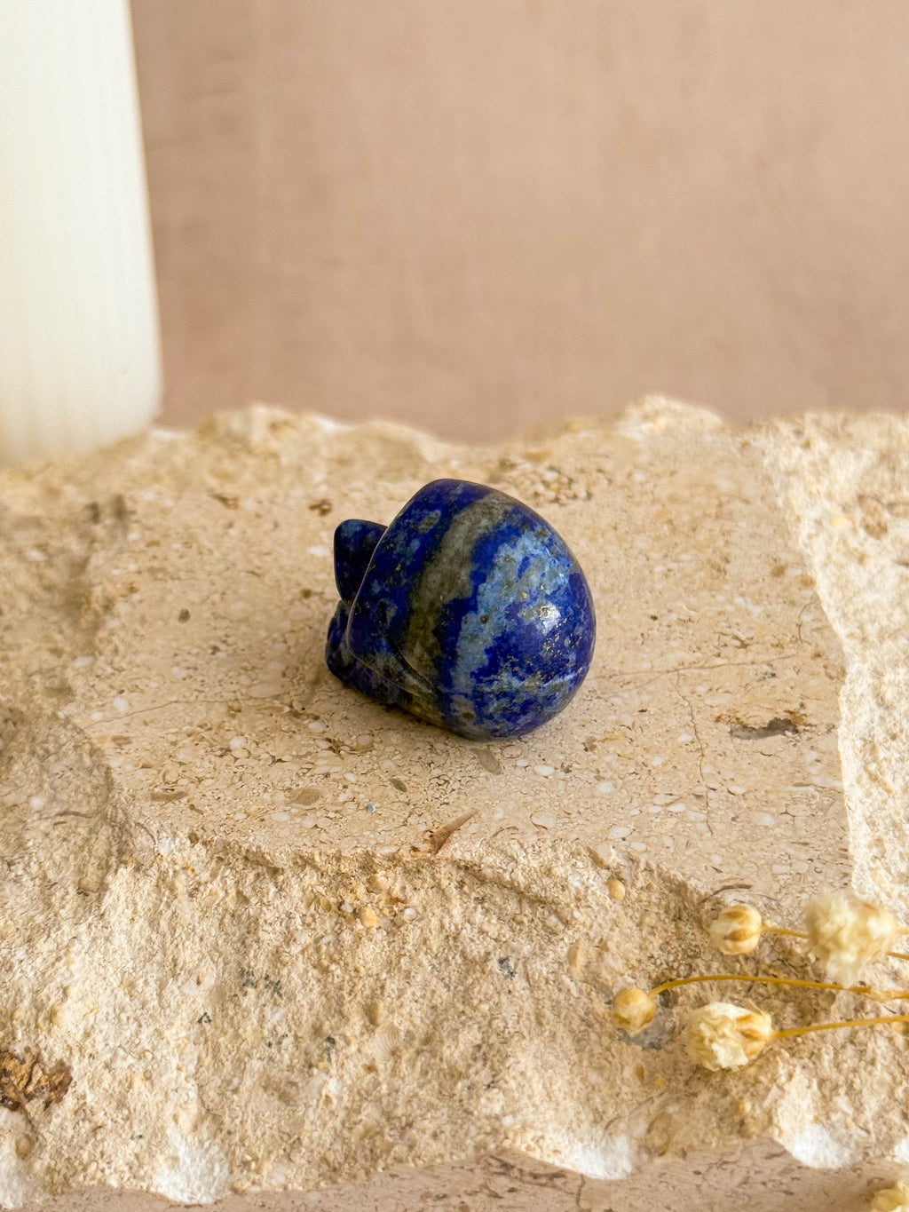 Lapis Lazuli Mini Skull Carving | Pakistan