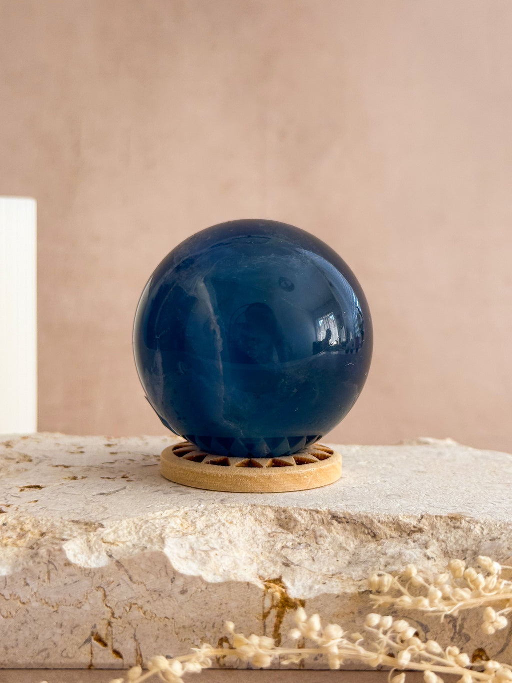 Blue Fluorite Sphere | China