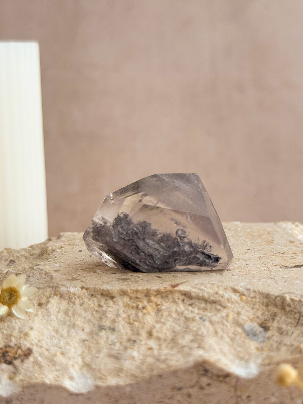 Grey Lithium Faceted Freeform | Brazil