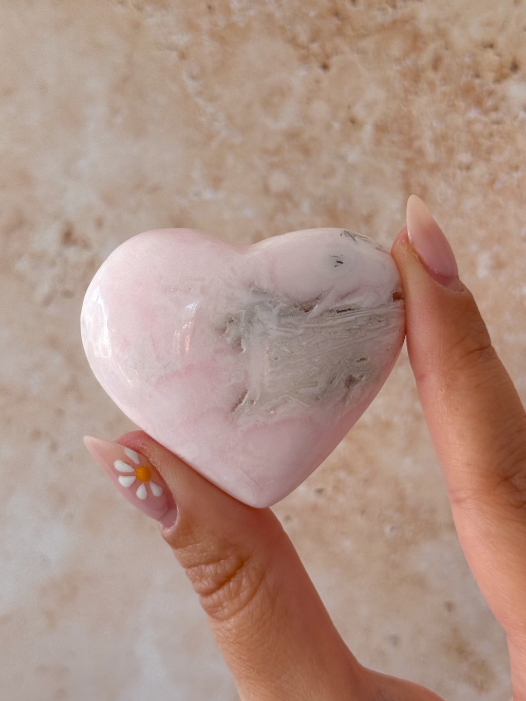 Mangano Calcite Heart | Peru