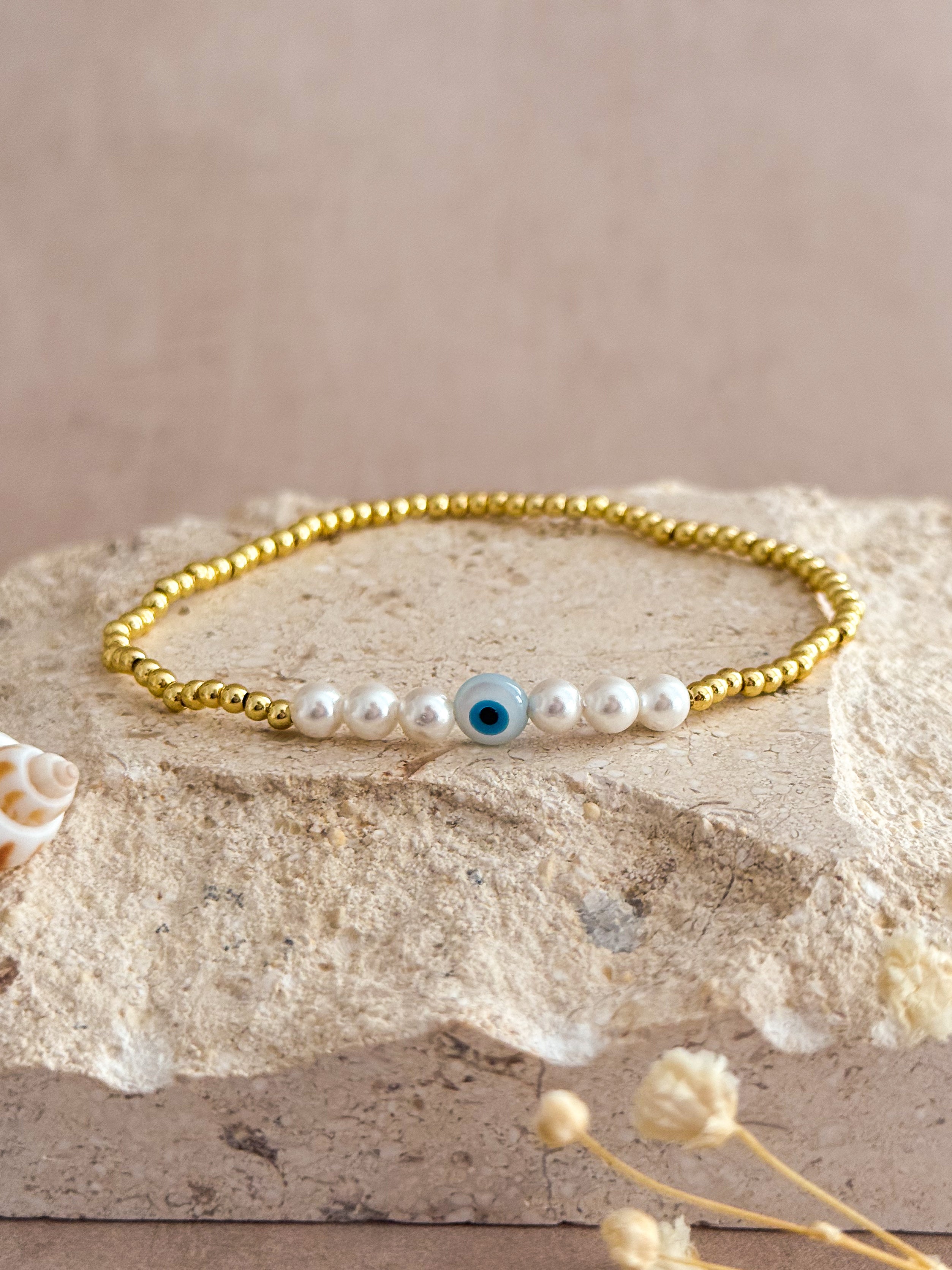 Evil Eye Beaded Bracelet