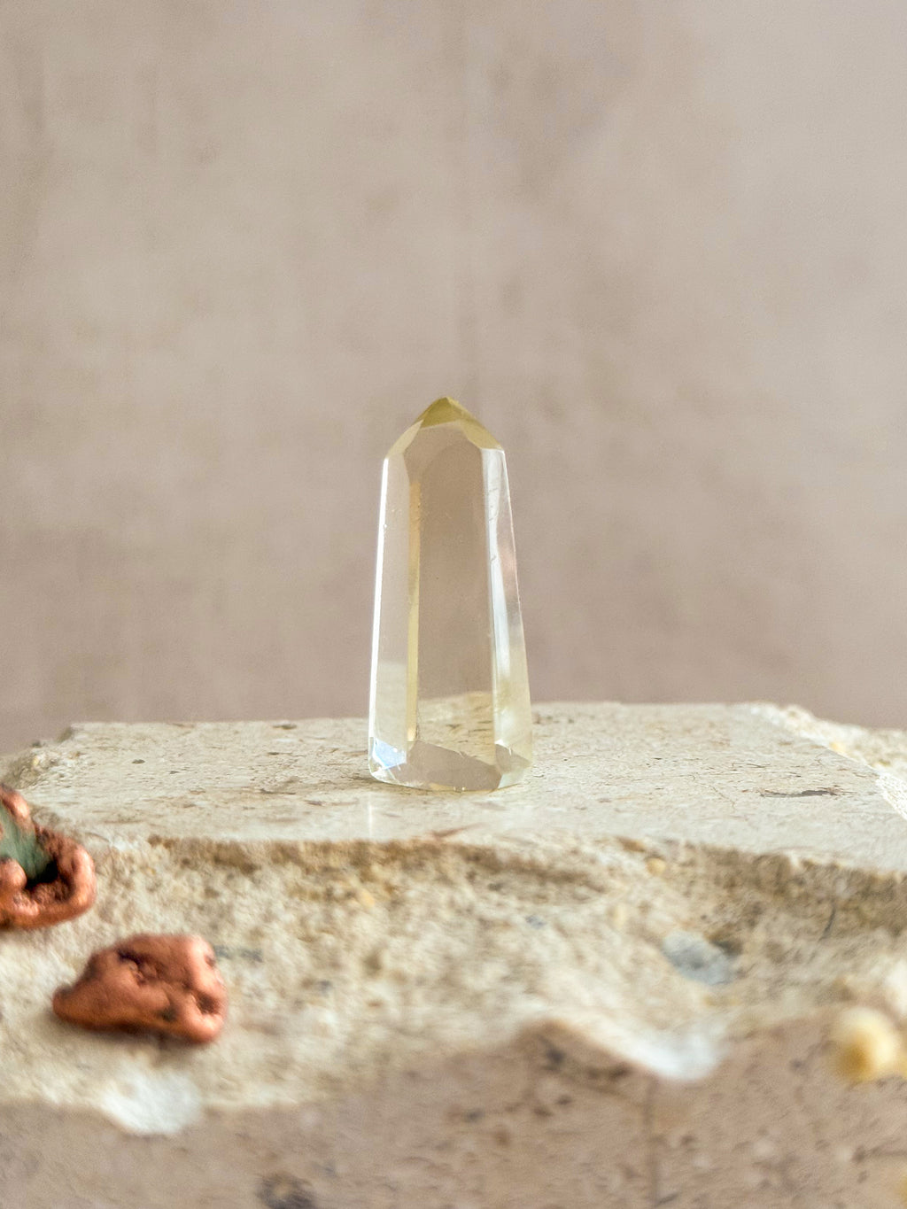 Natural Citrine Mini Point C | Madagascar