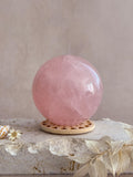Bubblegum Star Rose Quartz Sphere | Madagascar