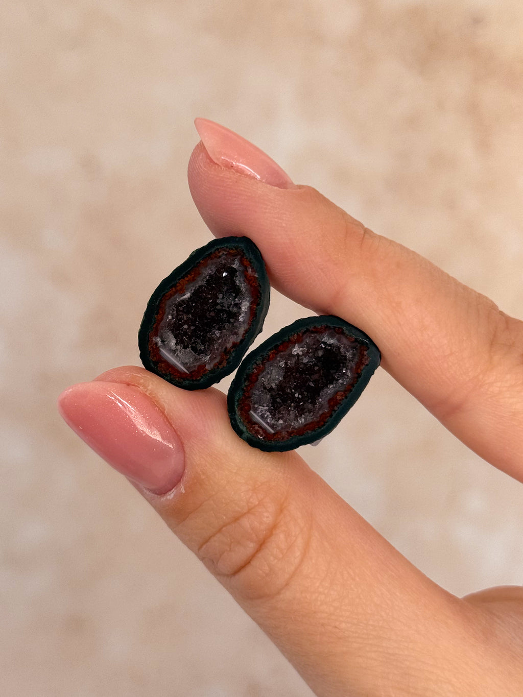 Tabasco Mini Geode Pair A | Mexico