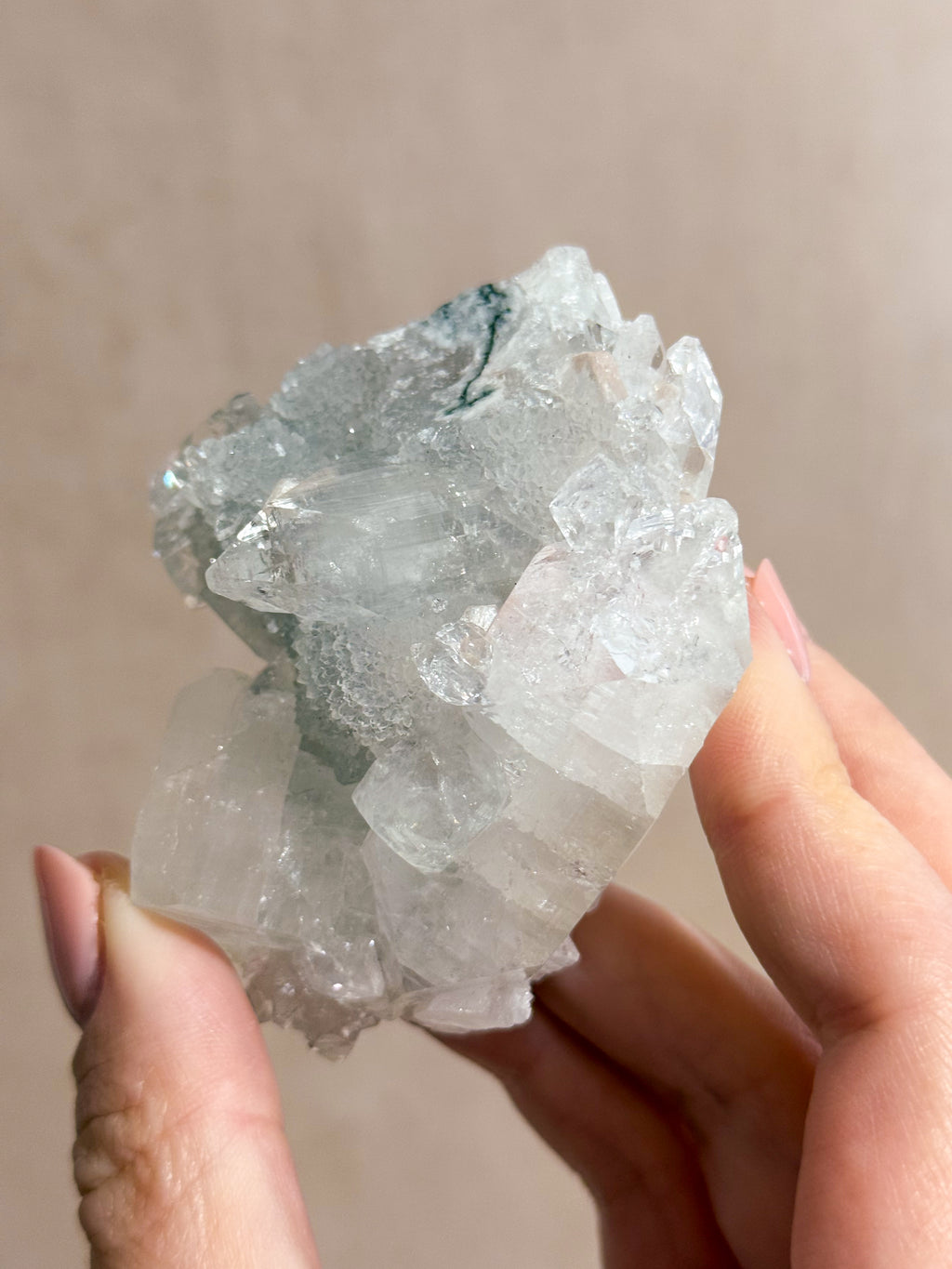 Diamond Apophyllite Cluster | India