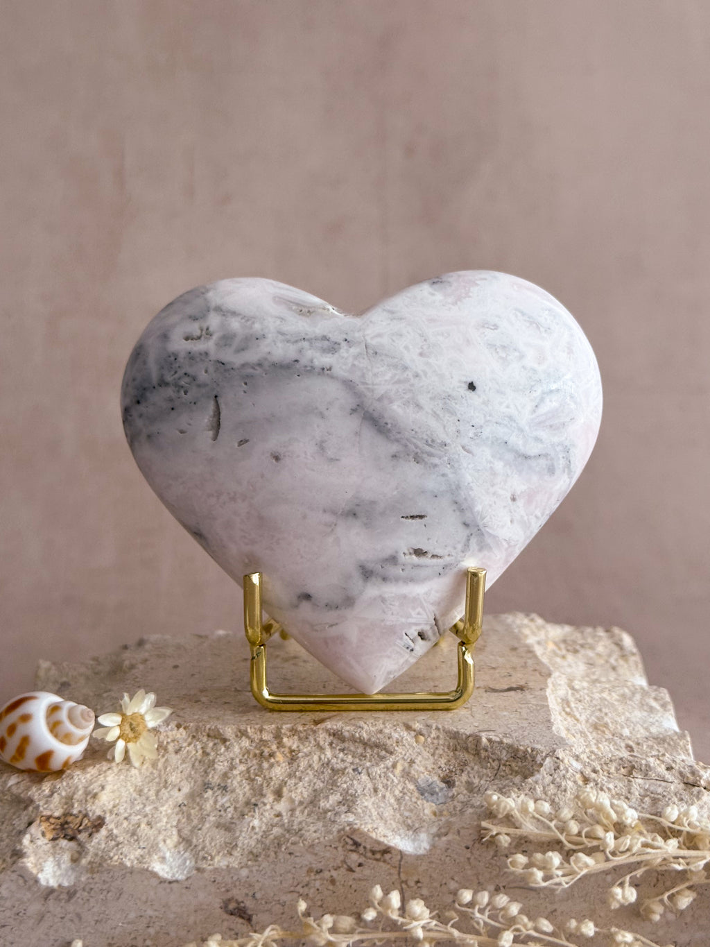 Mangano Calcite Heart | Peru