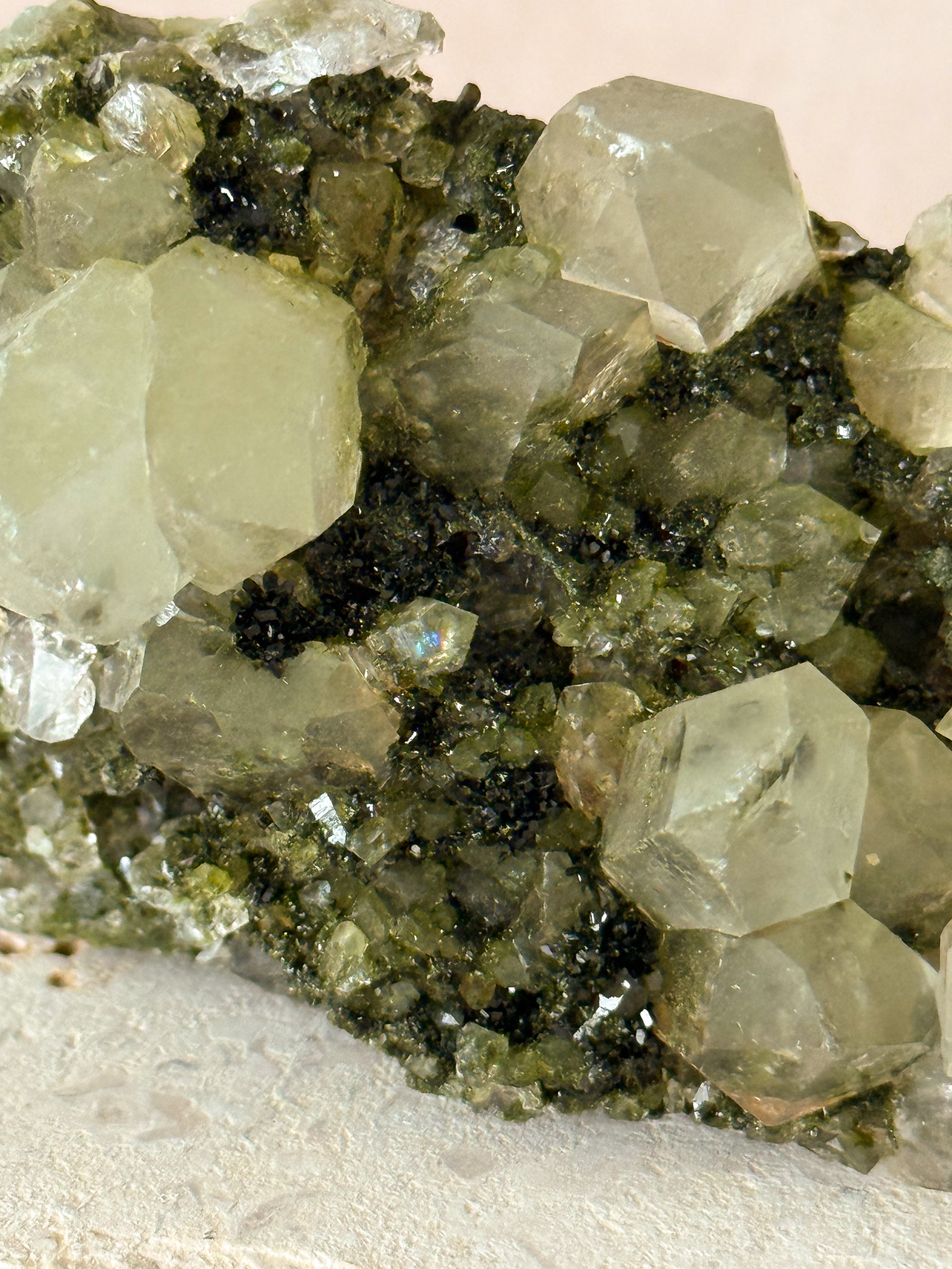 Forest Epidote in Quartz | Turkey
