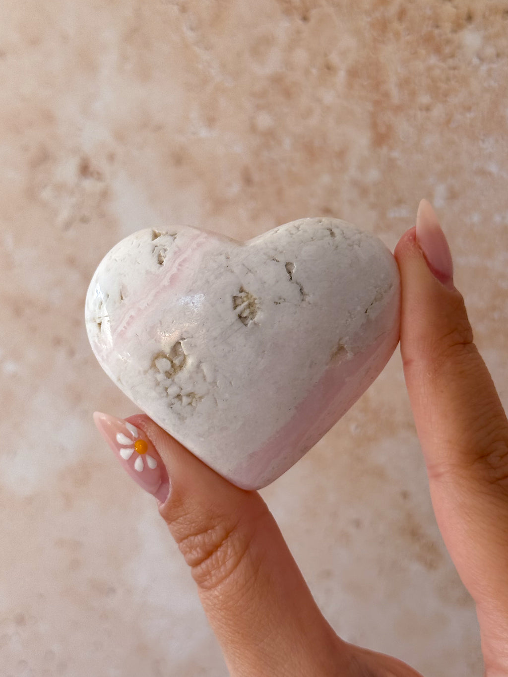 Mangano Calcite Heart | Peru