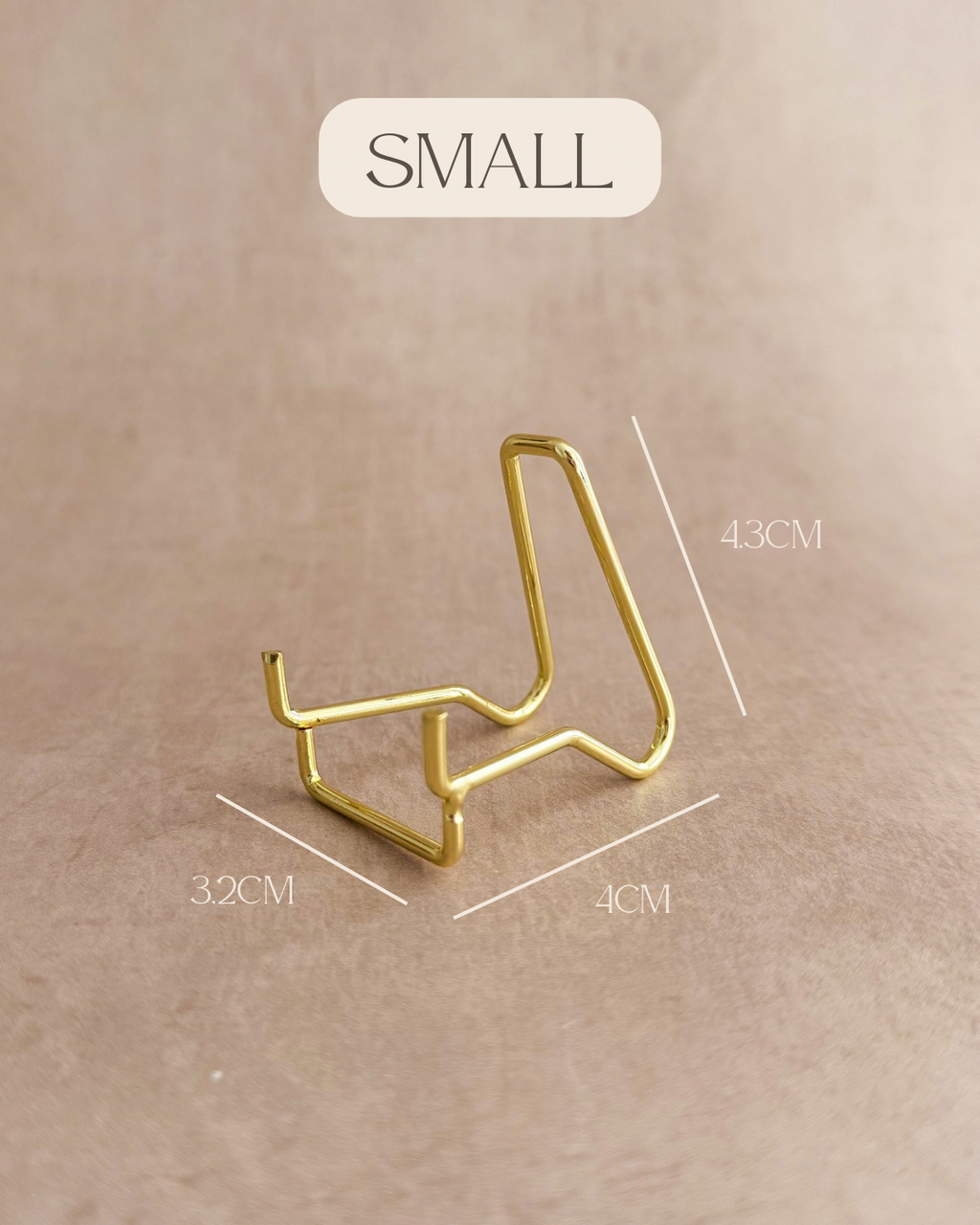 Gold Crystal Stand