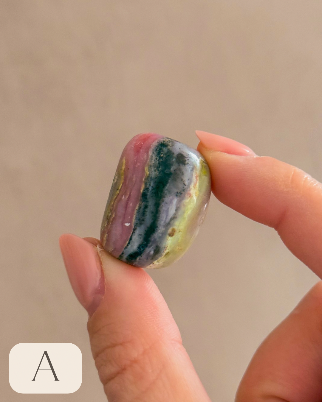 Andean Rose Opal Tumbles | Peru